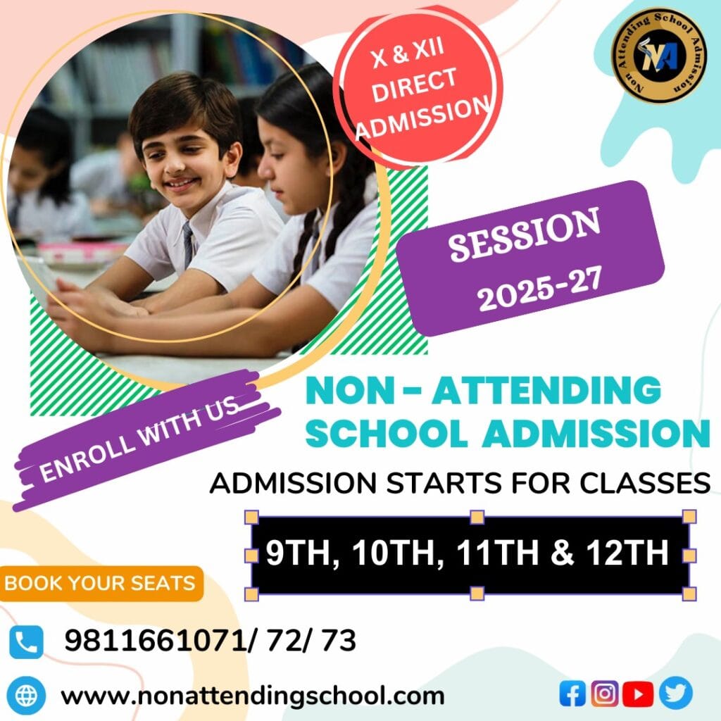 poster for Non Attending schooling from Delhi